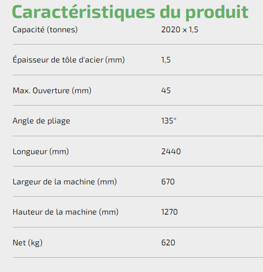 PLIEUSE A COMMANDE MANUELLE OU AU PIED HS-7S ECH339