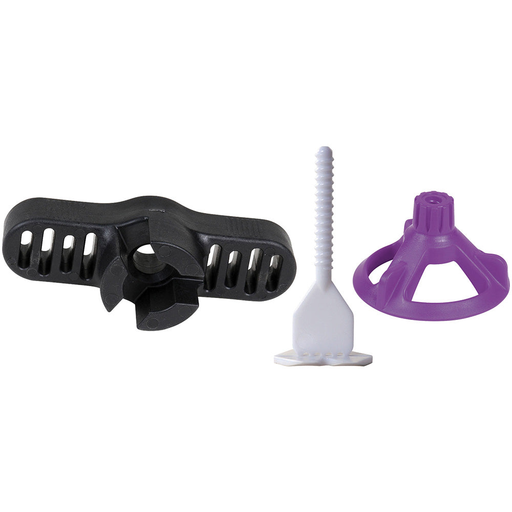 KIT EN SEAU: POIGNEE +100 ECROUS + 100 CROISILLONS AUTO A VIS-2mm - 11255116