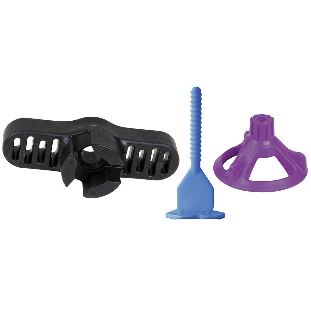 KIT EN SEAU: POIGNEE +100 ECROUS + 100 CROISILLONS AUTO A VIS-3mm - 11255117