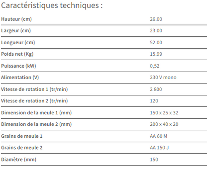 Touret TM200ME - 20113105 Retour Worldskills