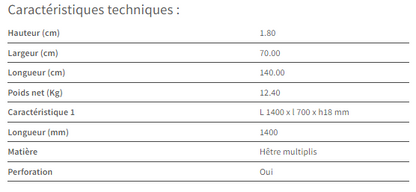 ETABLI 2 TRETEAUX - 20498550+20498551+20116511 Retour Worldskills